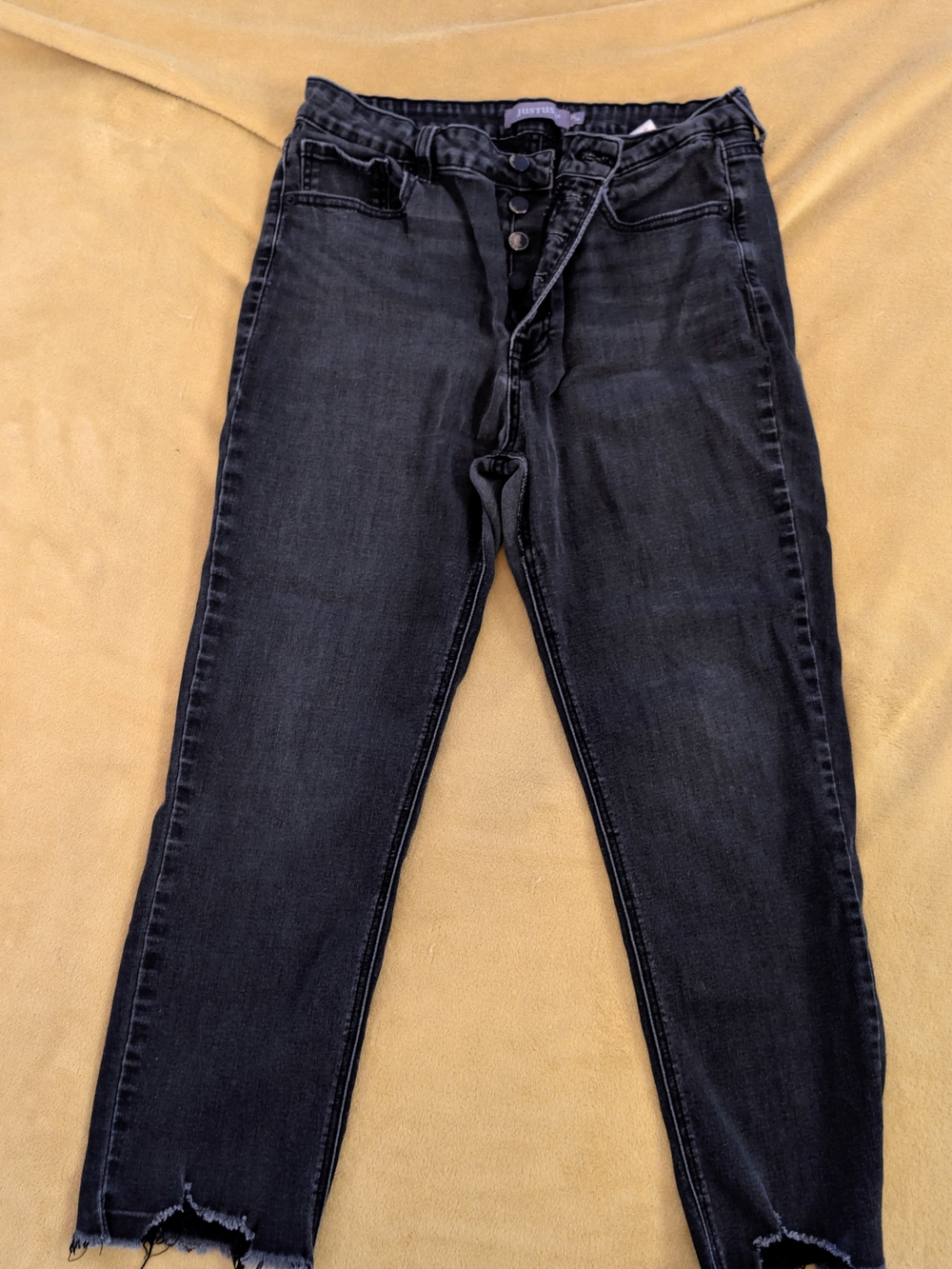Just USA Black High-Rise Jeans